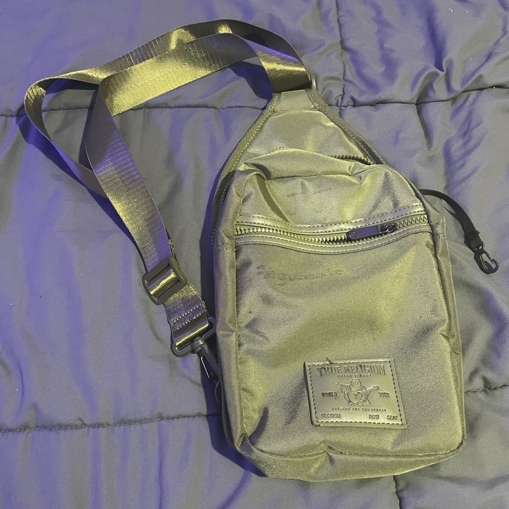Olive Green True Religion Crossbody Bag